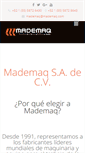 Mobile Screenshot of mademaq.com